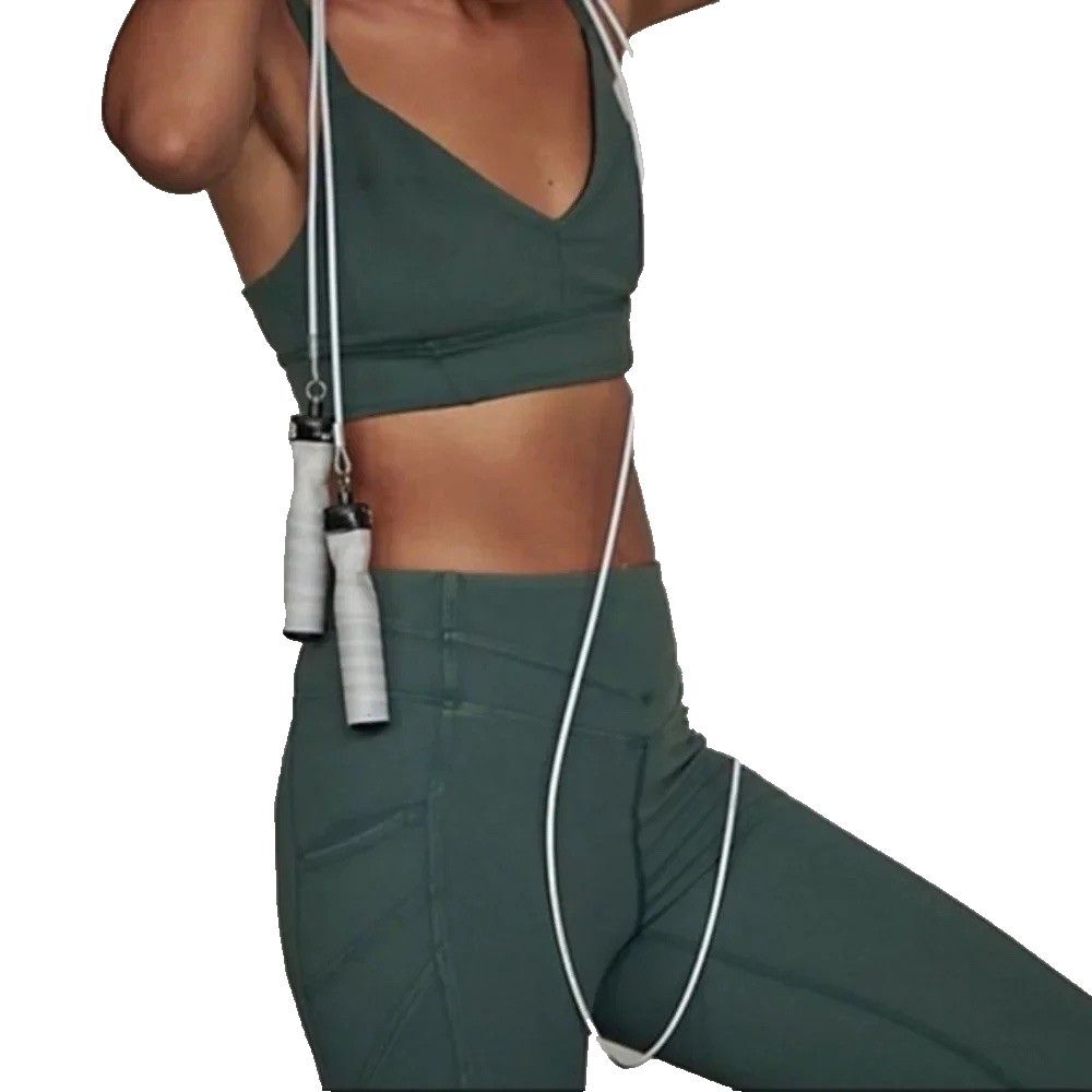 Free People x FP Movement On Cloud Nine Leggings Womens M Sage Green Pockets